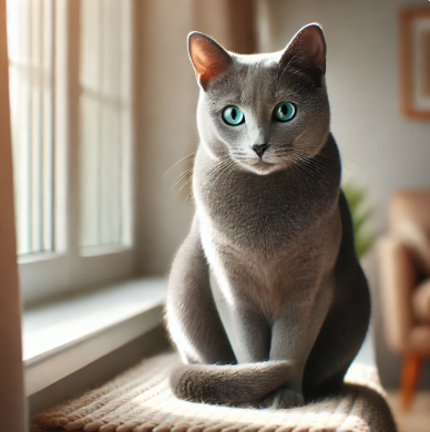 러시안블루 고양이