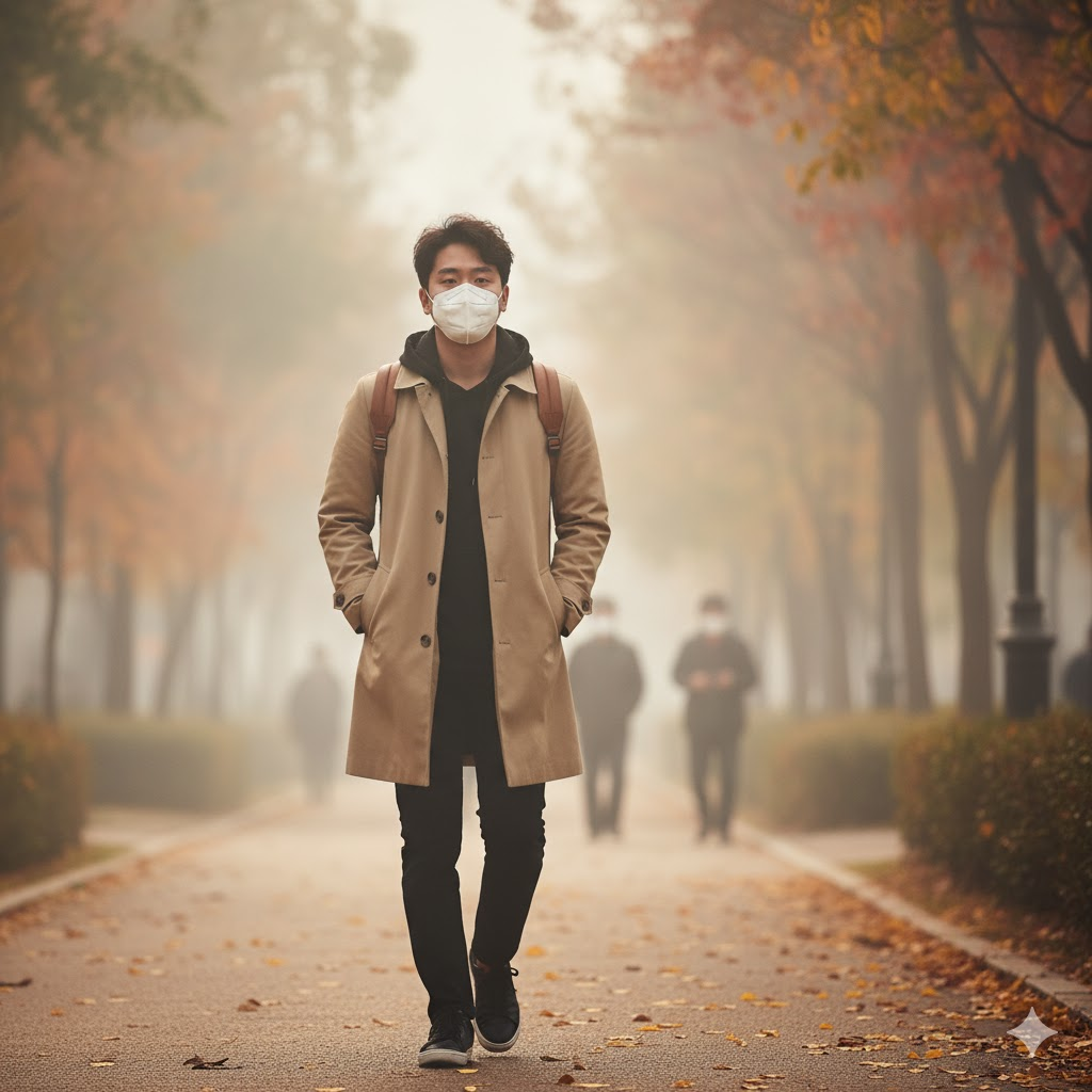 가을미세먼지 초미세먼지 미세먼지관리법 환절기건강 호흡기보호