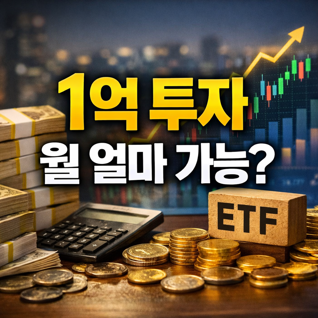 1억 투자 배당 수익 얼마 가능할까? 현실 수익 기준 완전 해설 (2026)