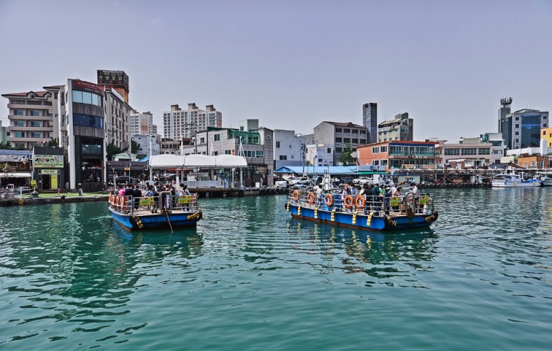 아바이마을 갯배 사진