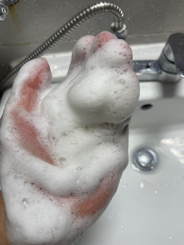 풍성한 거품