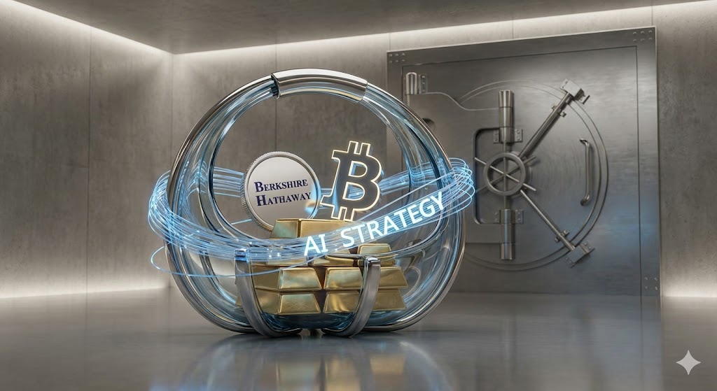 금, 비트코인, 헤지펀드 전략이 담긴 2026년형 스마트 ETF 바구니 이미지