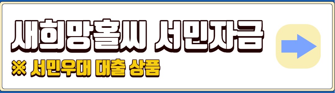 정부지원 저금리 서민대출