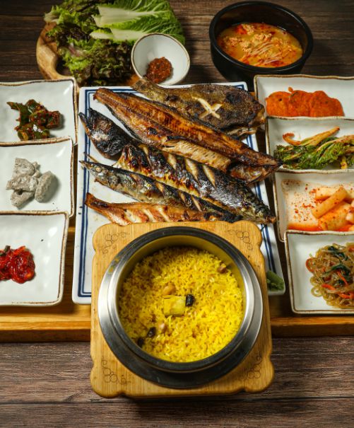 영양솥밥+화덕생선구이