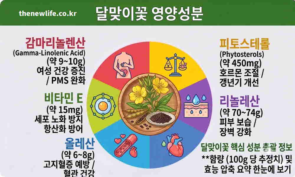 달맞이꽃종자유 효능 영양성분