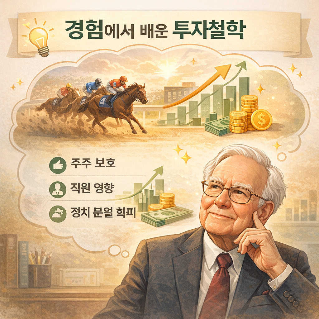 워런 버핏이 정치 언급을 중단한 이유|말 경마·부모 조언까지 인터뷰 총정리