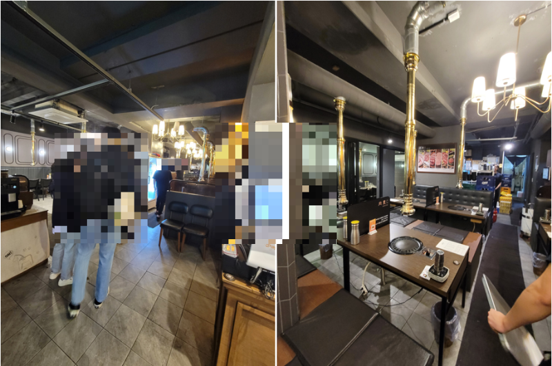 육풍 구로디지털단지점 내부