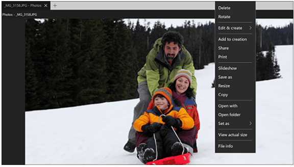 ms-뷰어-가족-눈-썰매