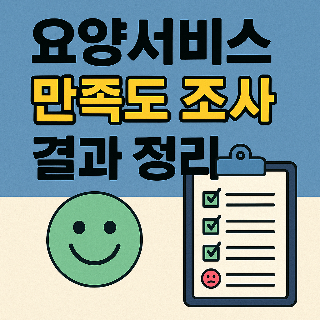 2025년 요양서비스 만족도 조사 결과 완벽 분석 관련 사진