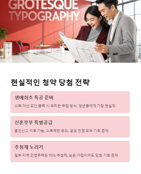 현실적인 청약 당첨 전략