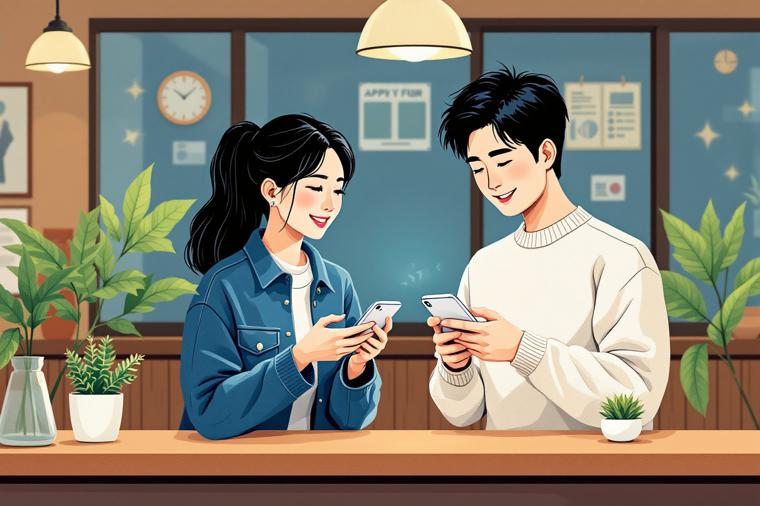 전국민 소비쿠폰 신청하는 커플