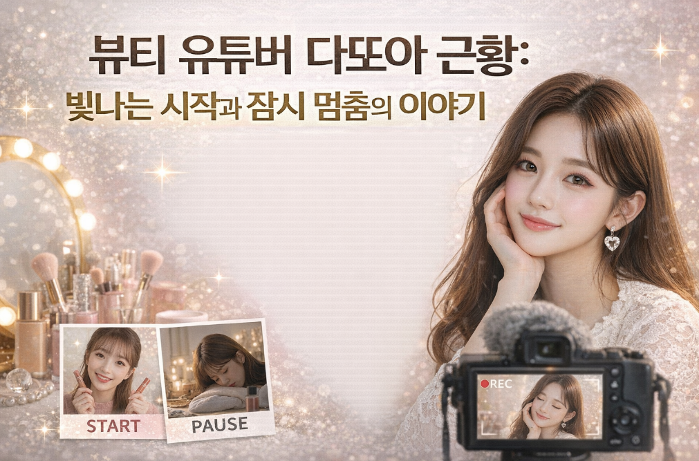 다또아 유튜버 근황, 왜 갑자기 멈췄을까?