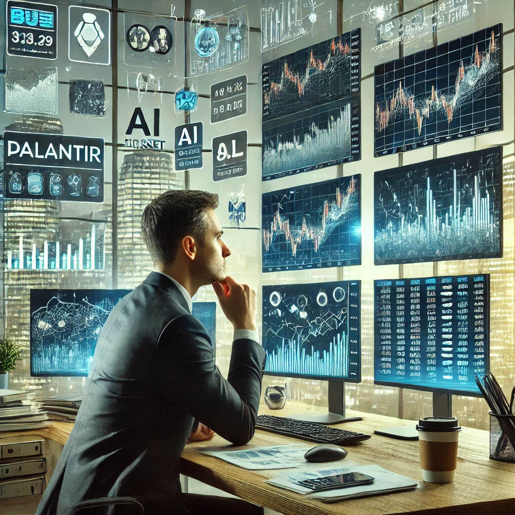 팔란티어 주가 급락에 고심하는 투자자