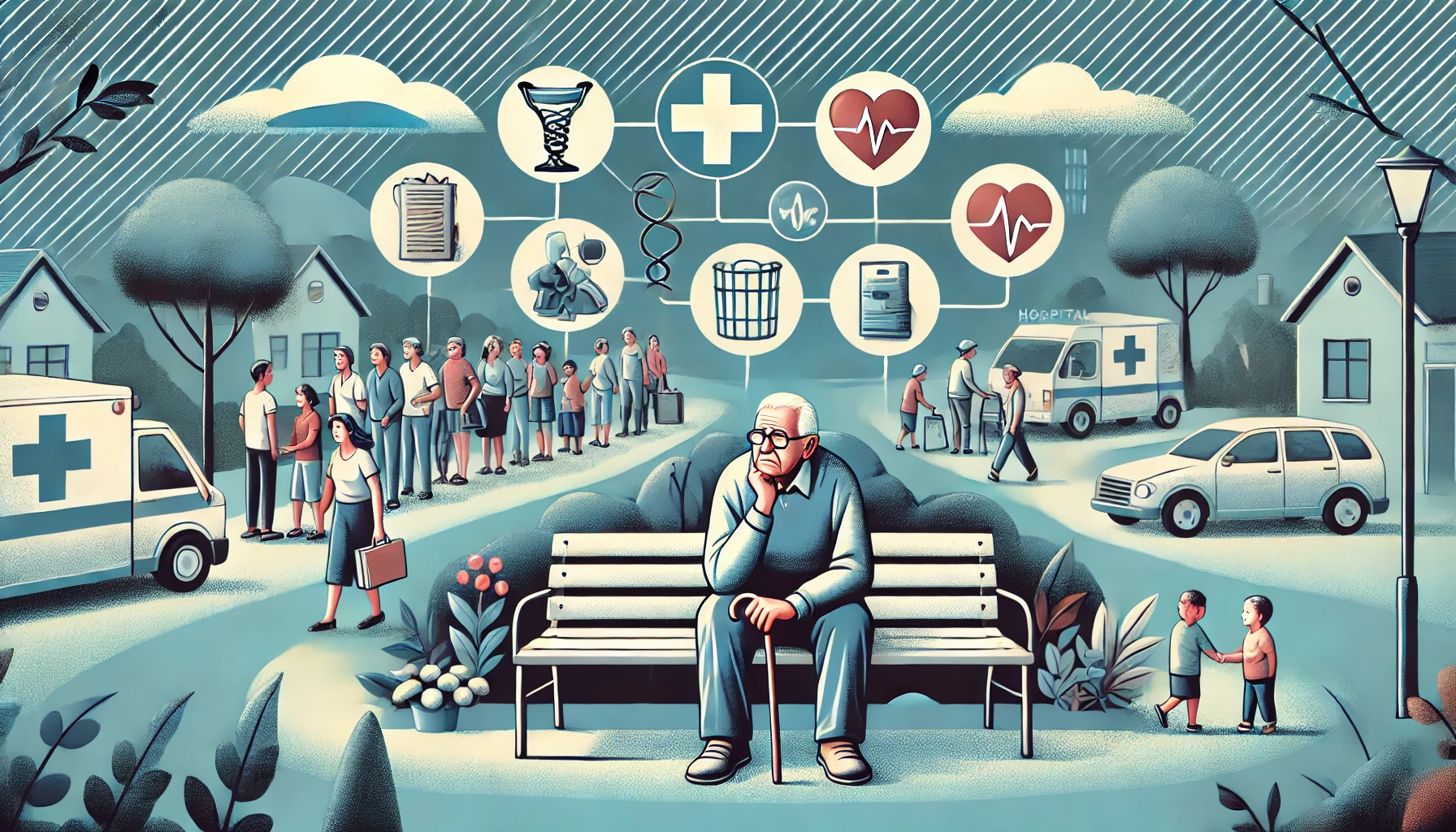 노인 고령화 관련 사진