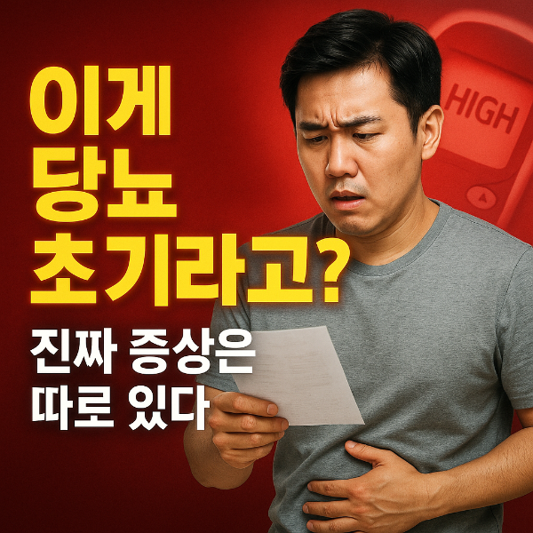 당뇨 초기 증상 썸네일 이미지입니다.