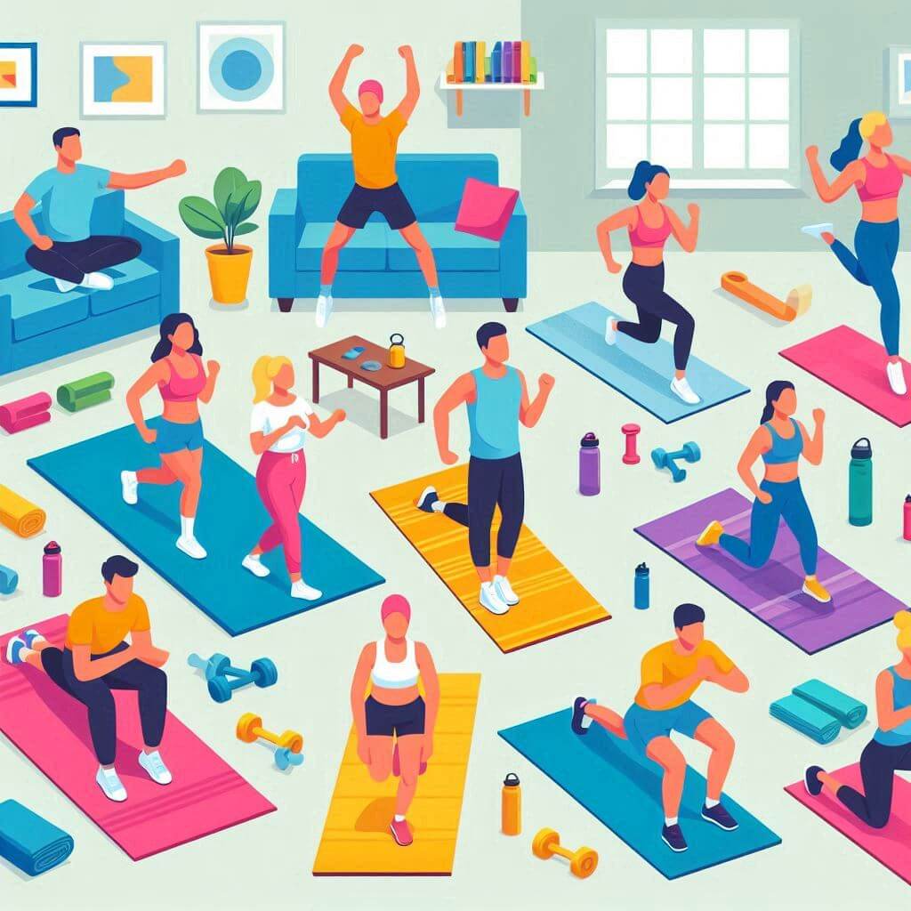 집에서 할 수 있는 간단한 운동 루틴