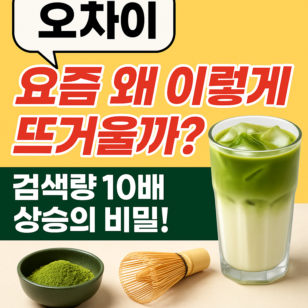 “오챠이, 요즘 왜 이렇게 뜨거울까? 검색량 10배 상승의 비밀”