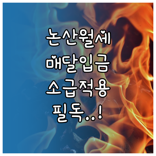 논산 청년월세지원금 매달 25일 입금..