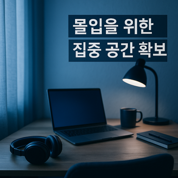 집중 시간을 확보하는 가장 쉬운 방법
