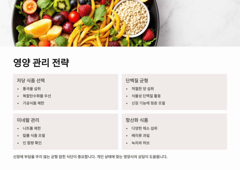 영양 관리 전략