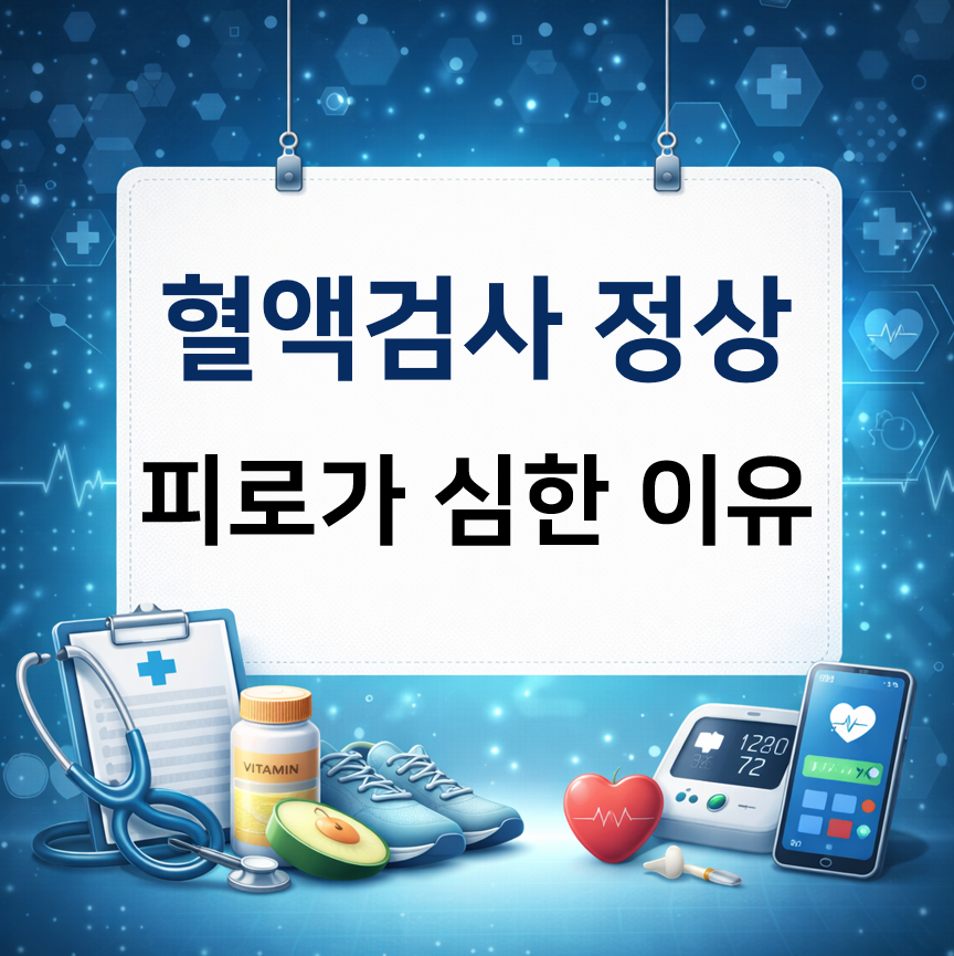 혈액검사 정상인데 피로가 심할 때