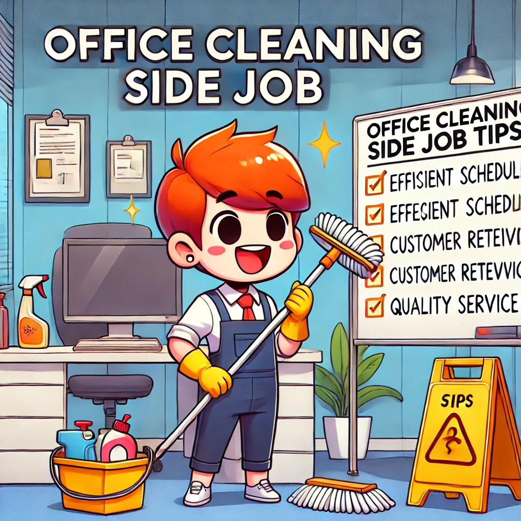 사무실 청소 부업 🧹 월 100만 원 플러스! 현실적인 부수입 꿀팁 대공개
