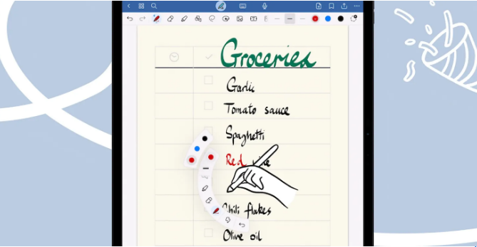 Goodnotes for iPad가 Apple Pencil Pro를 지원하는 새로운 업데이트(출처-9to5mac)