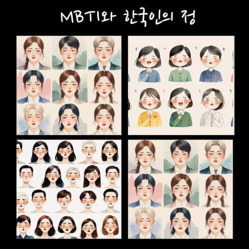 한국인의 정에 대한 그림