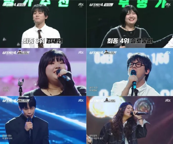 싱어게인4 최종 우승자 순위 상금 혜택