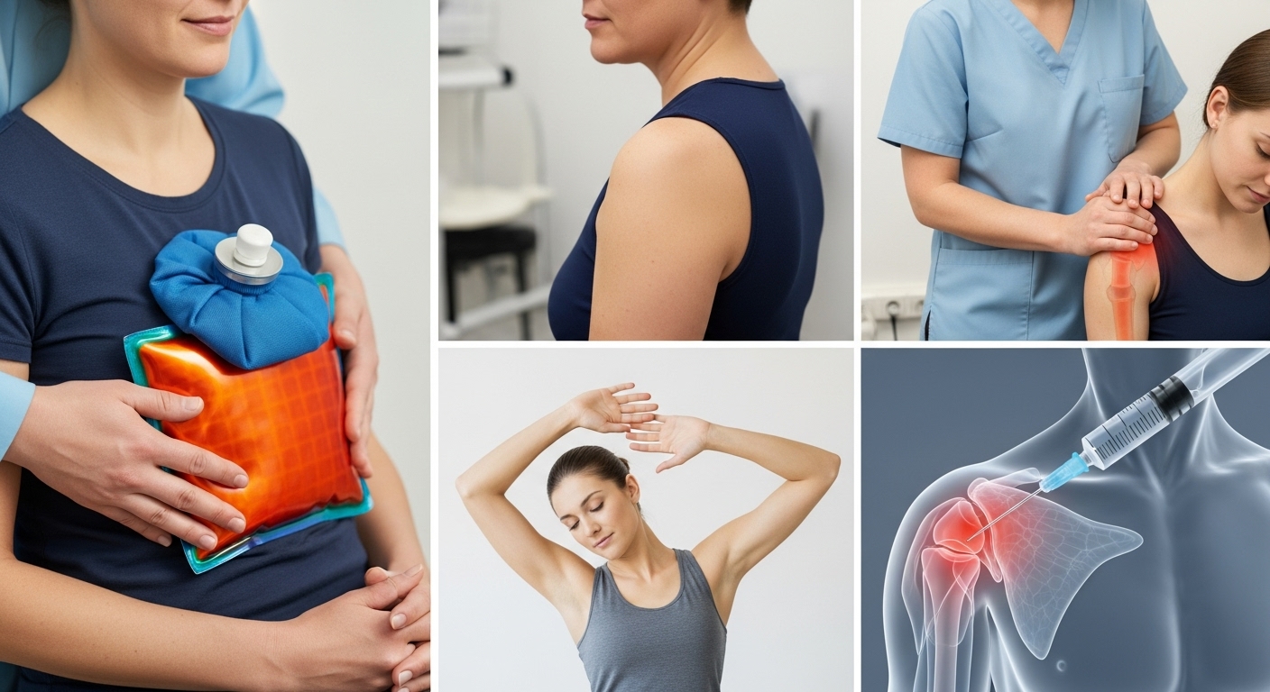 어깨 오십견, 어떻게 치료하나요?