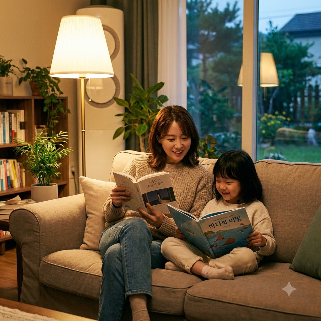 [자녀 교육] 긴 글 못 읽는 아이와 떨어진 성인 문해력, 거실 독서로 살리는 법