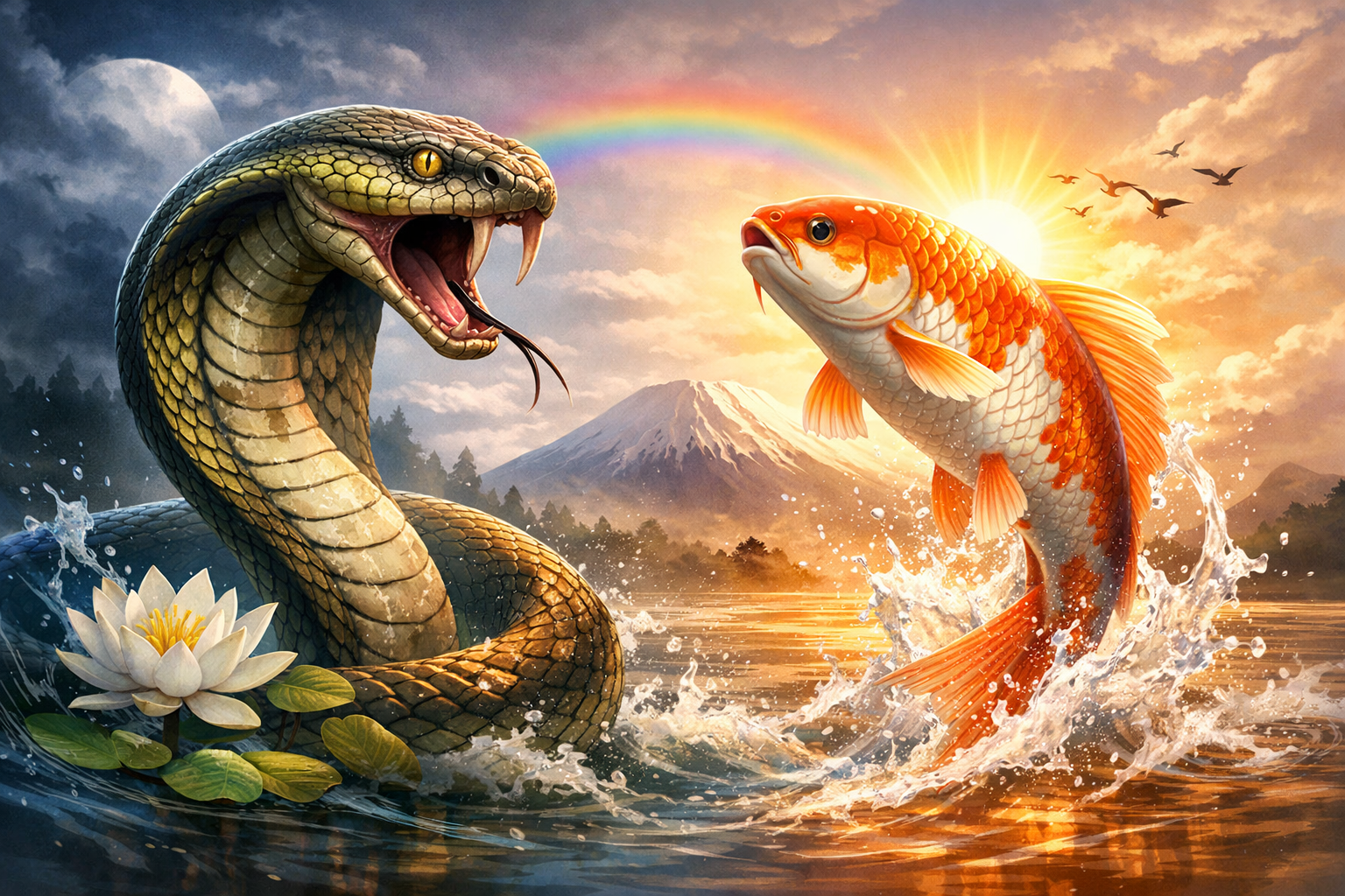 뱀과 물고기 꿈