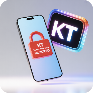 KT 소액결제 차단·해제방법 이미지