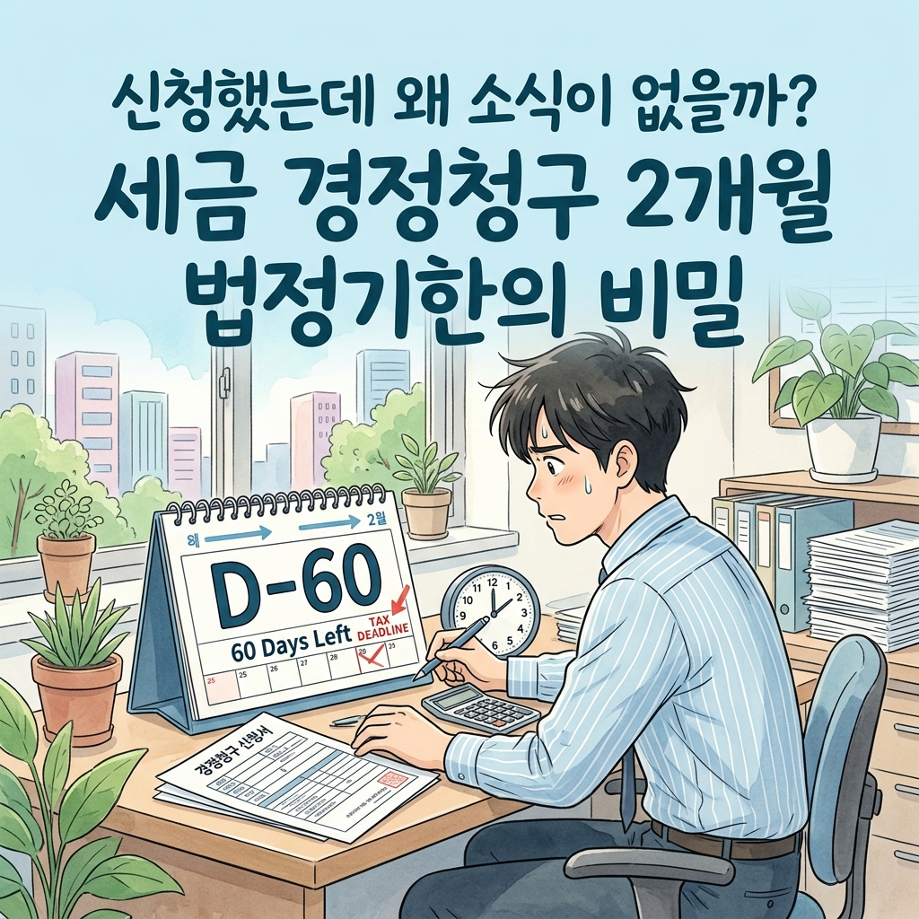 2026년 연말정산 경정신고 접수 후 관할 세무서 담당자 심사까지 최대 2개월이 소요되는 법정 처리 기간 팩트체크