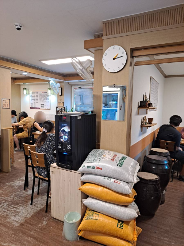 밀밭 매장 풍경