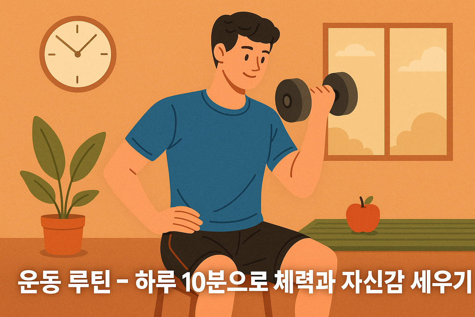 운동 루틴 &ndash; 하루 10분으로 체력과 자신감 세우기