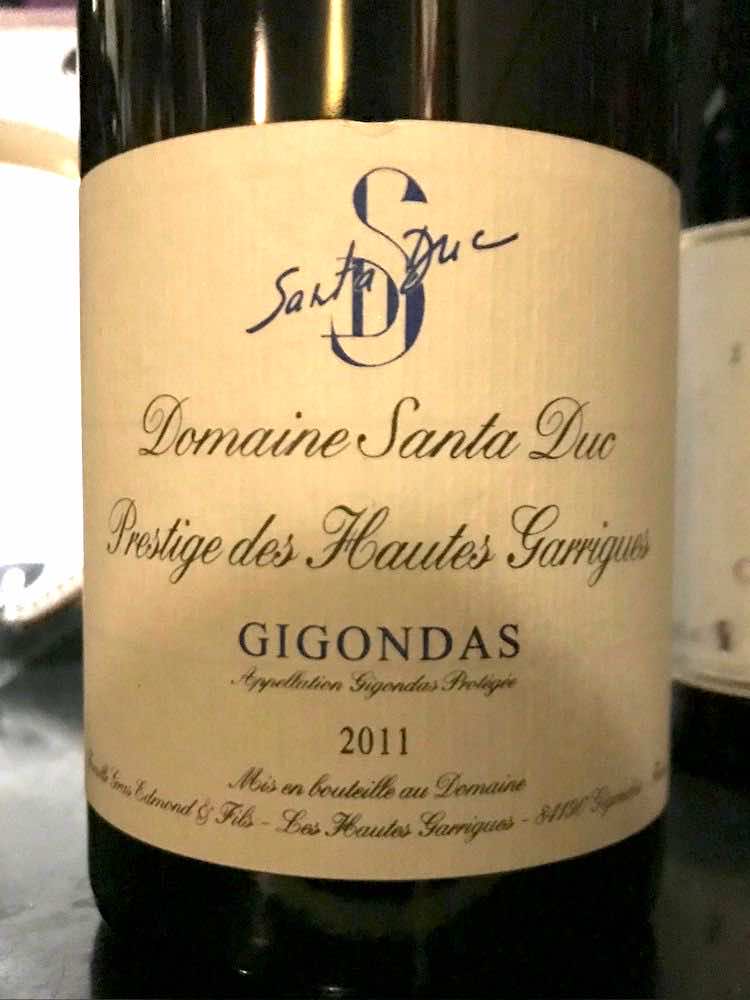 도멘 산타 듀크 지공다스 프리스티지 데 오뜨 가리그 2011