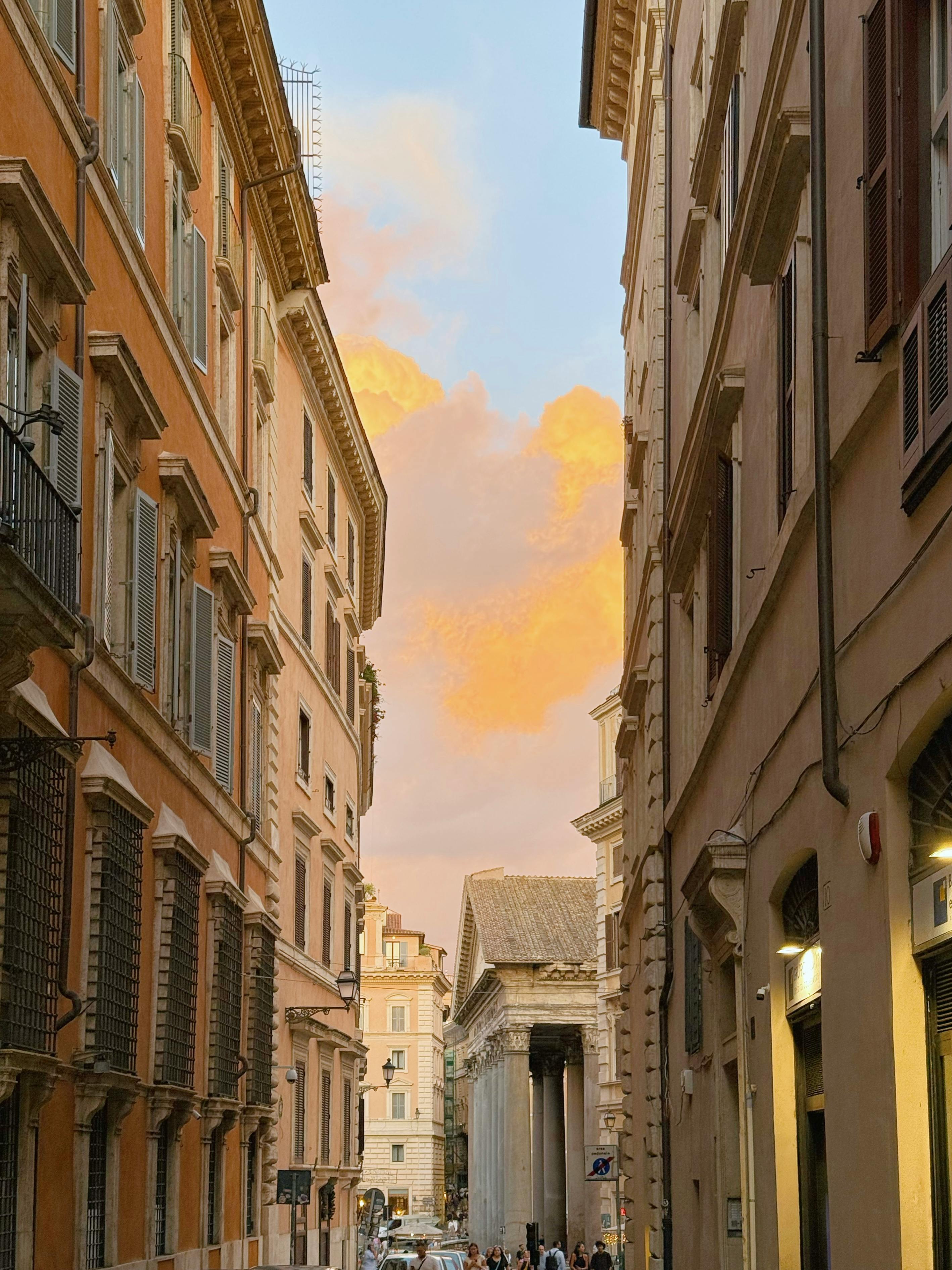 로마 골목길의 감성