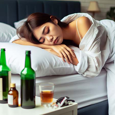 술-마신뒤-아침