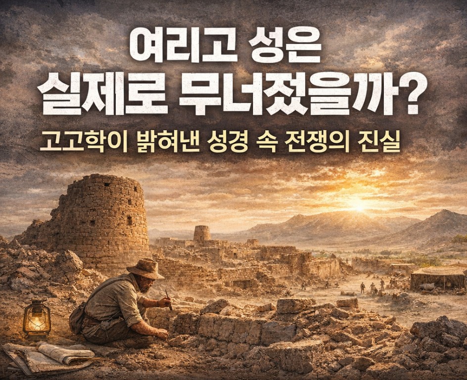 여리고 유적 고고학 발굴 현장 성경 역사 연구