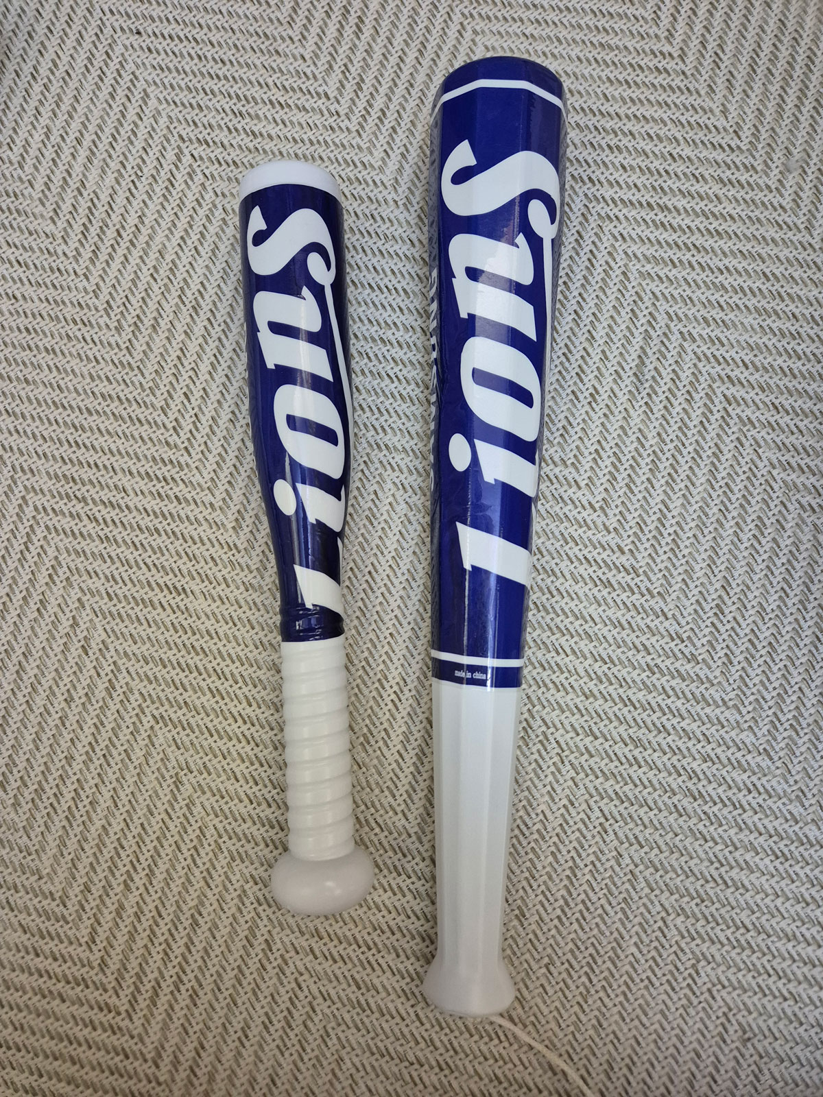 기존 삼성 팔각봉과 커스텀한 스윙배트 쿠키 비교 사진