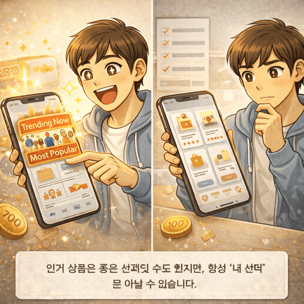 지금 인기 상품에 끌리는 이유 당신도 모르게 당하는 소비 심리