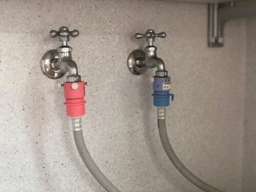 수도-세탁기연결