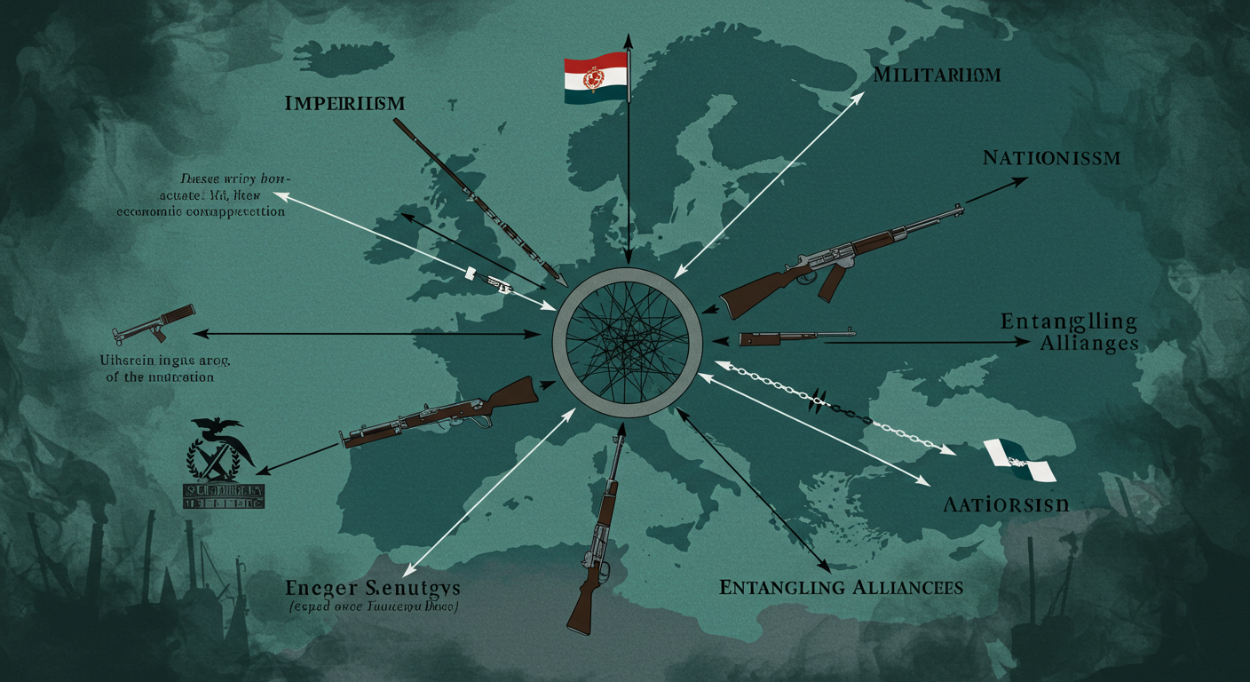 1차 세계대전 원인: 사라예보 암살 그 이상의 복잡한 진실