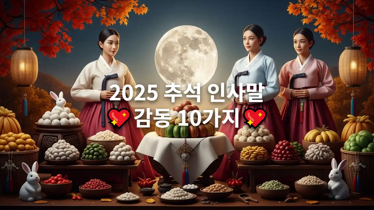 2025 추석 인사말