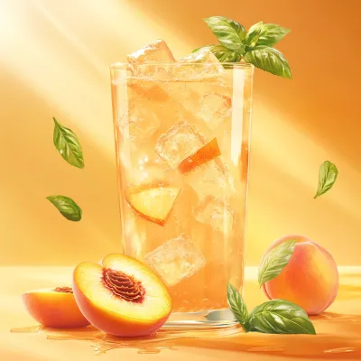 복숭아 디톡스 주스3