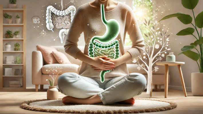 과민성대장증후군 환자의 모습을 그린 그림