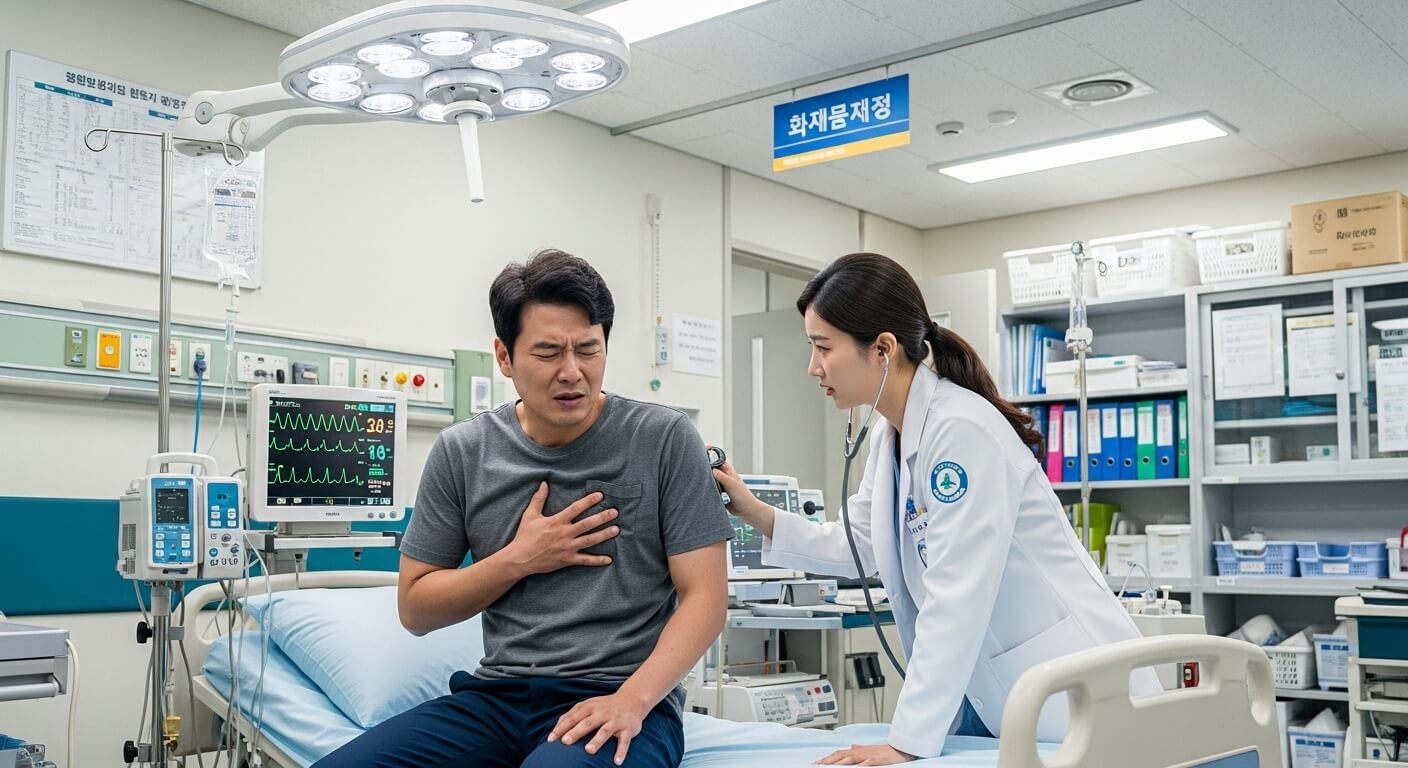 왼쪽 가슴 통증 원인