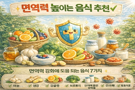면역력 높이는 음식 추천