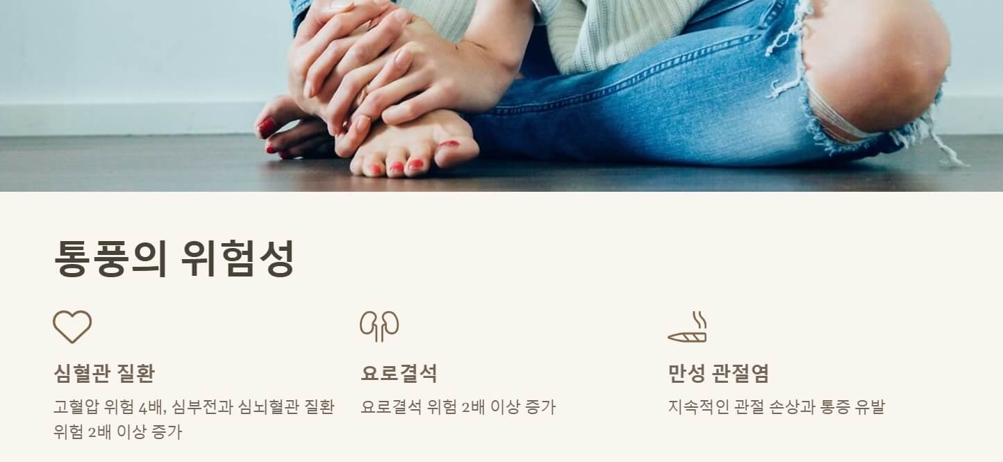 통풍 증상 원인